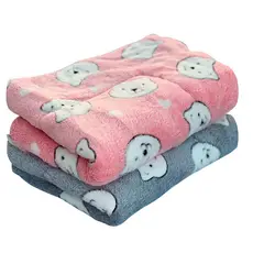 QUE PATAS PET SHOP - Manta para Mascotas Rosada XXXL