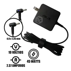 GENERICO - CARGADOR COMPATIBLE ASUS 19V 2.37A - 4.0 x 1.35mm 45W RETRACTIL