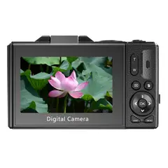 RENVMEXY - WIFI Cámaras digitales 6400W W1 Negro 64GB