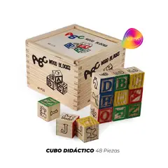 GENERICO - Cubo Didáctico de 48 Piezas