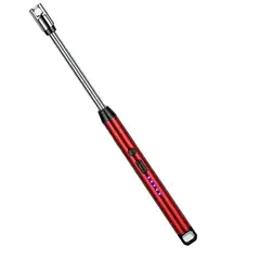 GENERICO - ENCENDEDOR ELÉCTRICO RECARGABLE - ROJO