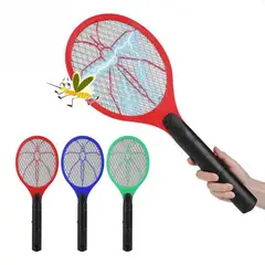 GENERICO - RAQUETA ELÉCTRICA RECARGABLE MATA MOSCAS Y DEMÁS INSECTOS