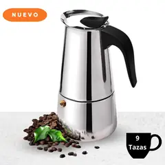 ICHIMATSU - Cafetera Acero Inoxidable 9 Tazas