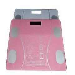 GENERICO - BALANZA DIGITAL BLUETOOTH CAPACIDAD 180 KG – A PILAS - ROSADO