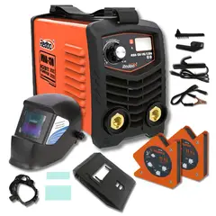 REDBO - Combo soldadora 130A + mascara + 2 escuadra magnetica Truper
