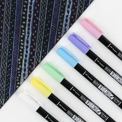 TOMBOW - Set Fudenosuke Pastel 6und