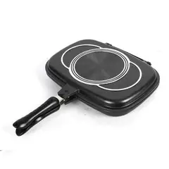 Dsp - Sartén Grill Doble Cara Antiadherente Negro 40cm