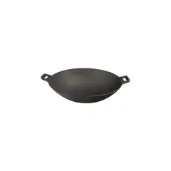 LUGANO - Wok de hierro fundido 30 cm con asas -