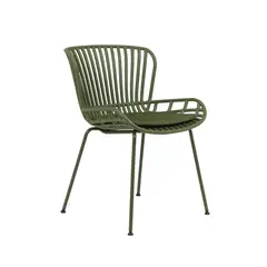 NIHM - Silla de Comedor Terre de Polipropileno Verde