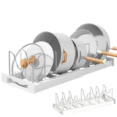 VATYERTY - Estante organizador de utensilios de cocina con soporte expandible