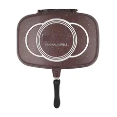 Dsp - Sartén Flip Grill Doble Cara Antiadherente Café 40cm