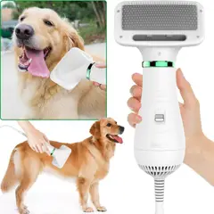 GENERICO - PEINE SECADOR PARA MASCOTAS con cepillo