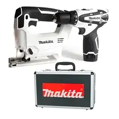 MAKITA - Combo Taladro Percutor + Sierra Caladora + Maleta Alumi
