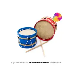 GENERICO - Juguete Musical Tambor Grande para Niños