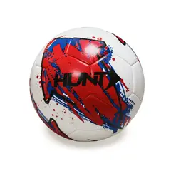 HUNT - Balón de Fútbol Titan Rojo N° 5