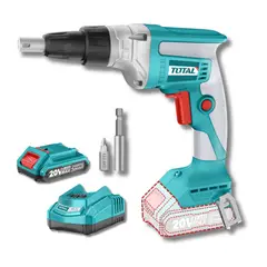 TOTAL TOOLS - Atornillador de drywall 20v + bateria 2ah y cargador Total