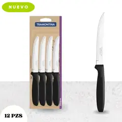 TRAMONTINA - Juego De 12 Cuchillos 5 PuLG Ipanema