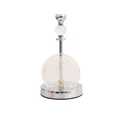 PANADECOR - Candelero Decorativo Plateado 23Cm De Acrílico