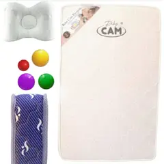 CAM - Colchón de Bebe para Cunas Pack and Play 95 x 60 x 10 cm
