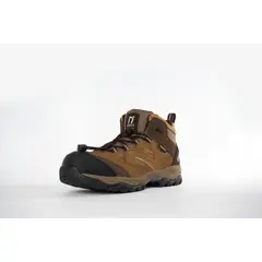 NORSEG - Bota de Seguridad Para Hombre Cuero Nobuck Marrón Waterproof