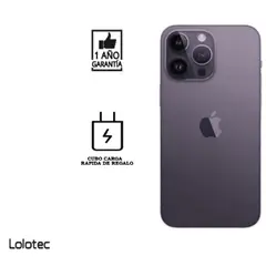 APPLE - IPhone 14 Pro Max 128 GB I Reacondicionado (ESIM) grado B I color: Morado Intenso