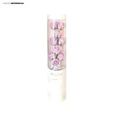 GENERICO - Ramo de Flores de Jabón con Luces Violeta - Importado