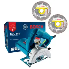BOSCH - Sierra mármol GDC 150 220V 1500W + 2 Discos