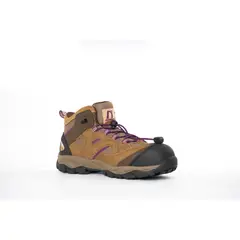 NORSEG - Bota de Seguridad Para Mujer Cuero Nobuck Antideslizante