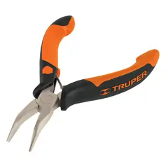TRUPER - Alicate 5" (13cm) Punta Curva Mini Comfort Grip 17365
