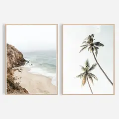 DECO DESIGN - SET CALIFORNIA X 2 PCS - 40X60CM