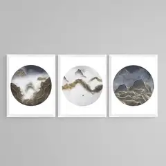 DECO DESIGN - Set Universe X 3 PCS - 40x60cm