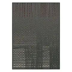 GENERICO - Alfombra Rectangular Luna Black Red 200 x 290cm