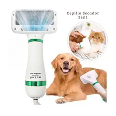 ROSH - Secador Cepillo 2 en 1 para Mascotas Gatos Perros