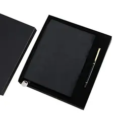 GENERICO - AGENDA CON BOLIGRAFO EN CAJA - NEGRO