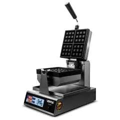 Ventus - Ventus Wafflera eléctrica cuadrada- Giratoria 180°C- Negro- VWEC-1