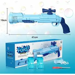 GENERICO - Pistola de Burbujas Para Niño Azul