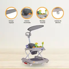 BAMBINO - Andador Mecedora 4 en 1 «BAMBINO X5» Kakhi