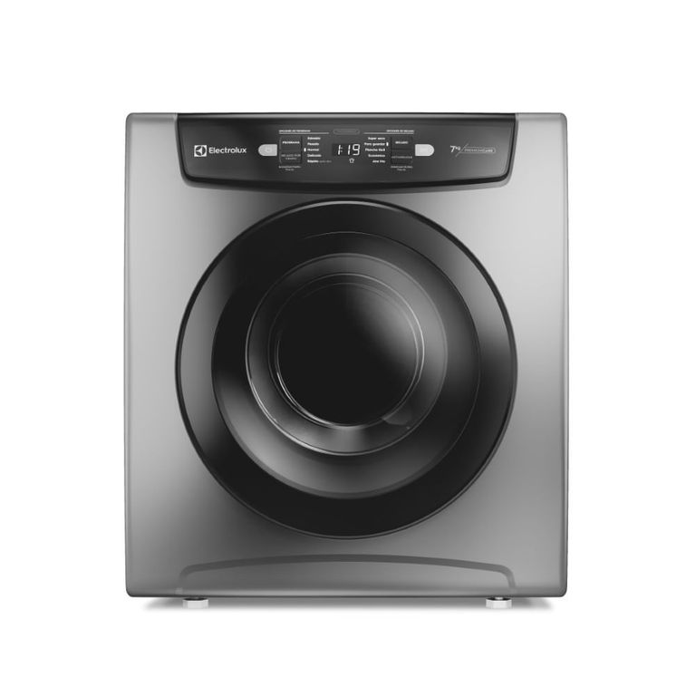Secadora de ropa de pared y piso Electrolux 7kg Gris Premium Care con Time Control EDEJ07D2JSYG