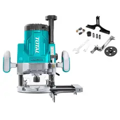 TOTAL TOOLS - Ruteadora Fresadora 2200W Canteadora Madera Total TR111226
