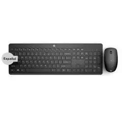 HP - Combo Teclado + Mouse 235 Wireless USB Negro Slim 1Y4D0AA