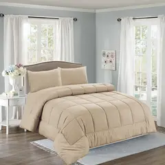 CASATEX - Edredón 2 plazas + Juego de sábanas 100% Algodón - 5 piezas