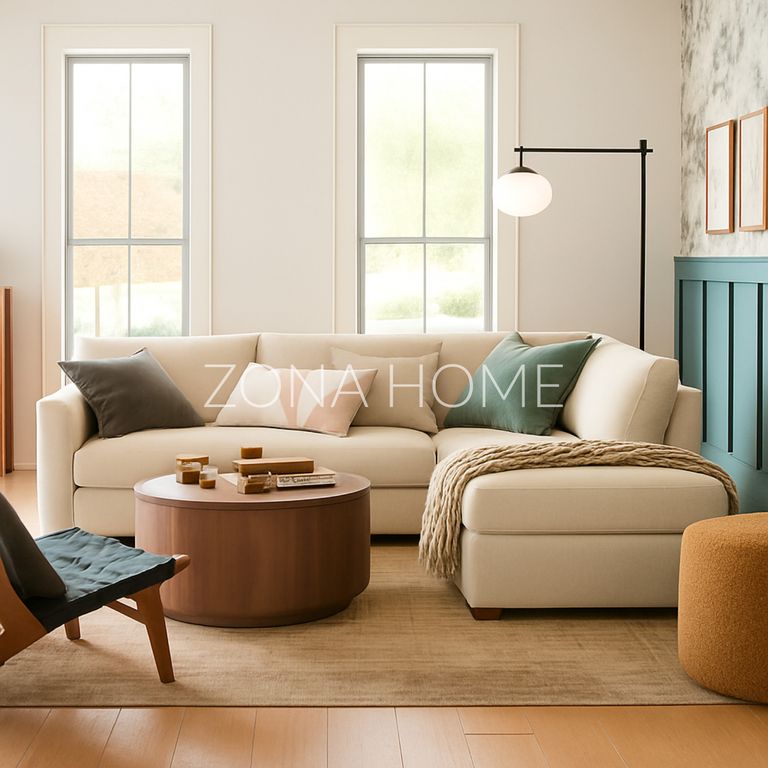 Seccional Derecho Catalina en L - Beige