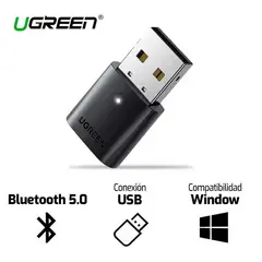 UGREEN - ADAPTADOR BLUETOOTH 80889 5.0 USB