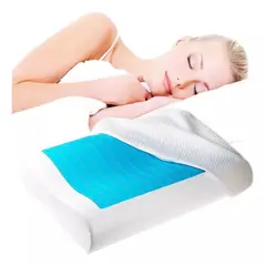 LH ELECTRONIC - Almohada viscoelástica con gel funda