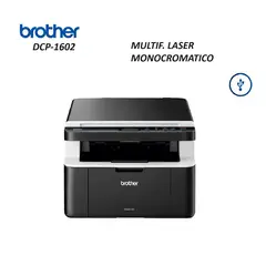 BROTHER - IMPRESORA LASER DCP-1602 MULTIFUNCIONAL USB