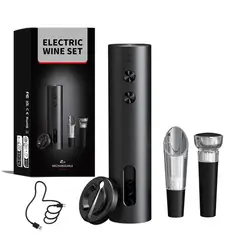 GENERICO - Sacacorchos Eléctrico Recargable Mas Accesorios Para Vino