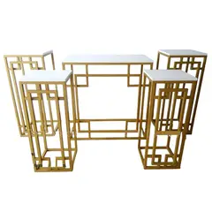 OEM - 5 MESAS ROMANAS DECORATIVAS NAKED EVENTOS FIESTAS