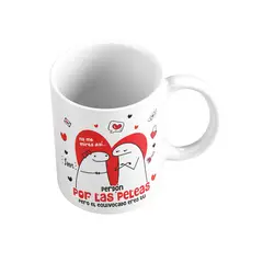 GENERICO - Taza Mug 11oz PERDON POR LAS PELEAS - BLANCO