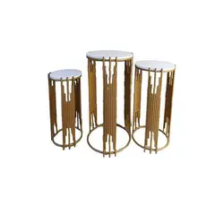 OEM - 3 MESAS BAMBU DECORATIVAS PARA EVENTOS