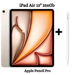 APPLE - IPad Air 13 Chip M2 256GB - Starlight + Pencil Pro